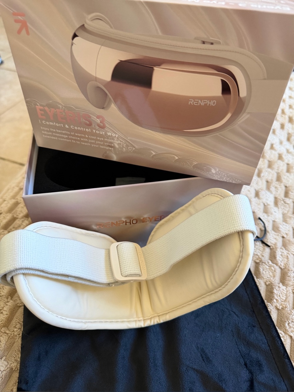 RENPHO Eyeris 3 Eye Massager Heat Compression Bluetooth NWOT - Picture 11 of 13